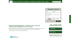 Desktop Screenshot of beaumontstrata.com.au