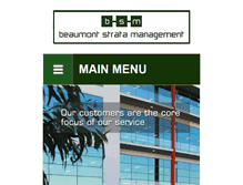 Tablet Screenshot of beaumontstrata.com.au